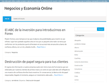 Tablet Screenshot of negociosyeconomiaonline.com